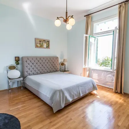 Penthouse And Piano Nobile Prkg Wifi Garden Near Away From Roads Lägenhet Opatija